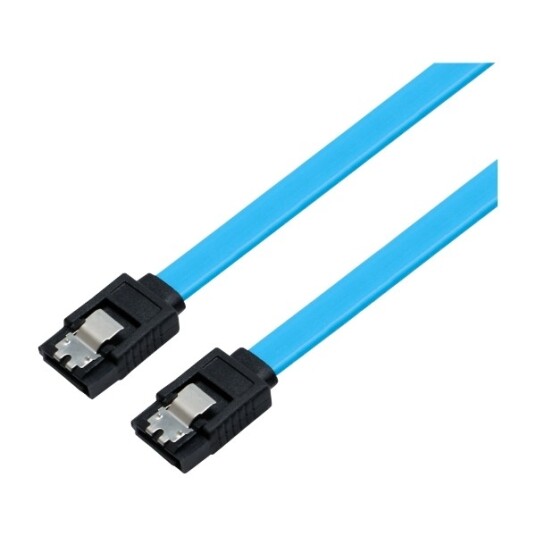 Eletra SATA M Latch 70CM kabel Flat blå