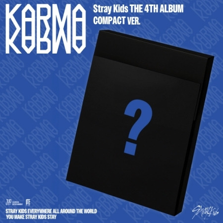 Stray Kids  Karma  Compact Version  incl. Envelope + 8pc Trading Card Set  CD