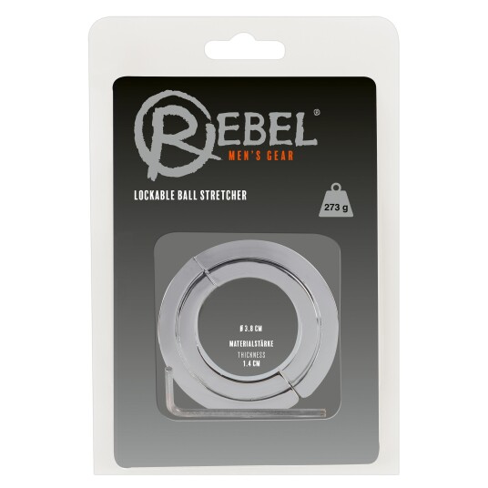 You2Toys - Rebel Rebel: Lockable Ball Stretcher, 3.8 cm