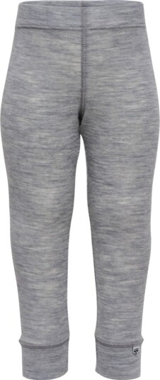 Hummel Hmlmini leggings i ull til baby Grey Melange