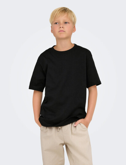 ONLY & SONS Osjfred Life Rlx Ss Tee Jrs Noos Black 110 116 ONLY & SONS Osjfred Life Rlx Ss Tee Jrs Noos Black 110 116
