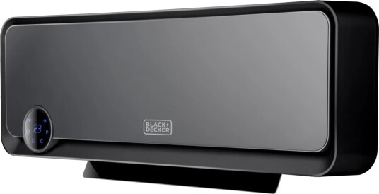 BLACK+DECKER BXWSH2000E Vifteovn med fjernkontroll ??? 2000W veggmontert ??? svart