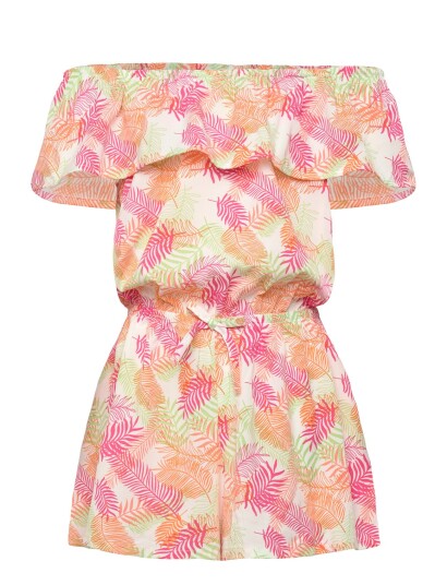 Name It Nkfvinaya Ss Playsuit Fffff Noos Pink 158
