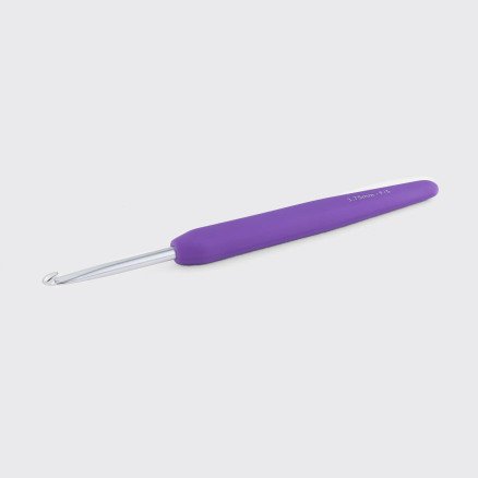KnitPro Waves heklenål i aluminium med mykt håndtak 3,75 mm