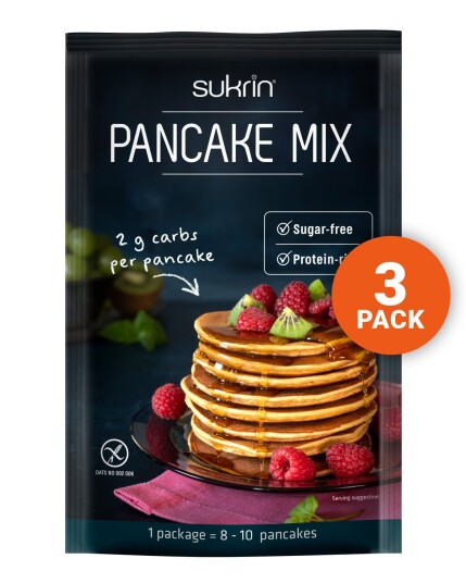 Funksjonell Mat Sukrin Pancake mix 3x100g