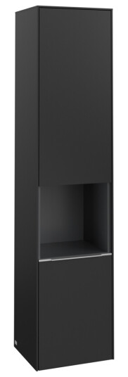 VILLEROY & BOCH SUBWAY 3.0 HØYSKAP 40X171 VENSTRE 2 DØRER & HYLLE VOLCANO BLACK HÅNDTAK I KROM VILLEROY & BOCH SUBWAY 3.0 HØYSKAP 40X171 VENSTRE 2 DØRER & HYLLE VOLCANO BLACK HÅNDTAK I KROM