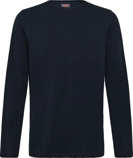 Morris James Stretch Ls Crew Neck T Shirt OLD BLUE XL