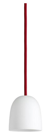 Piet Hein Super 90 Taklampe Opal med Rød Ledning Piet Hein Super 90 Taklampe Opal med Rød Ledning