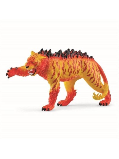 Schleich Lava-Tiger Eldrador Figurer i Plast - Oransje