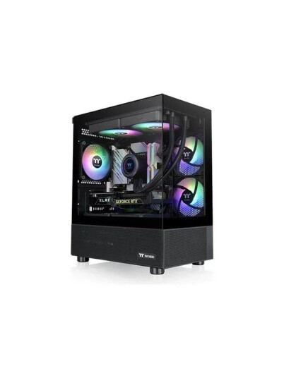 Thermaltake View 170 TG ARGB Micro Tower Kabinett Svart med Herdet Glass