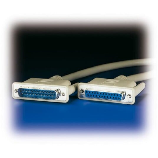 Roline RS232 Kabel DB25 Hann Hunn 4,5 m