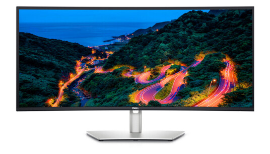 Dell UltraSharp 34" U3423WE Buet Skjerm 3440x1440 IPS med KVM-switch Dell UltraSharp 34" U3423WE Buet Skjerm 3440x1440 IPS med KVM-switch