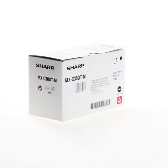 Sharp MXC30GTM M Toner - Original - Magenta 6000 sider Sharp MXC30GTM M Toner - Original - Magenta 6000 sider