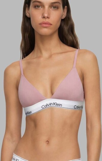 Calvin Klein Lightly Lined Triangle Pink L