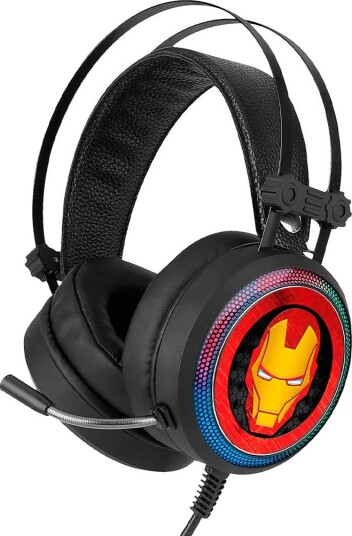 Marvel Iron Man Gaming Headset (7.1) Svart