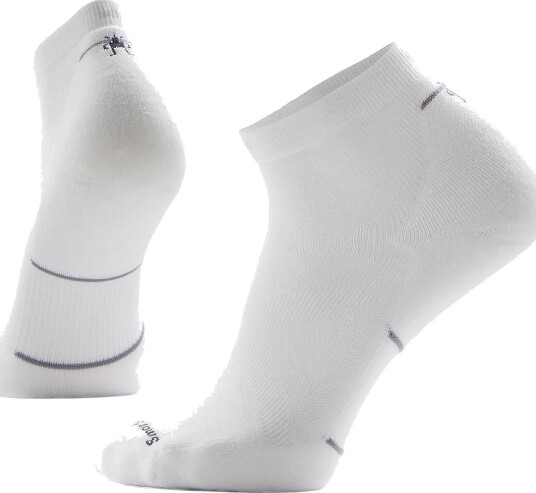 Smartwool Run Targeted Cushion Ankle Socks WHITE/WHITE L