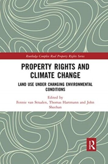 Property Rights and Climate Change Land use under changing environmental conditions