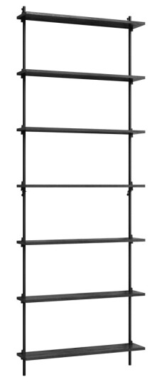 Moebe wall shelving ws.230.1 Sort