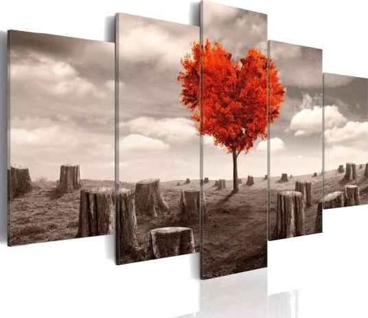 Bilde Hill Of Lonely Hearts 100x50 Artgeist sp. z o. o.