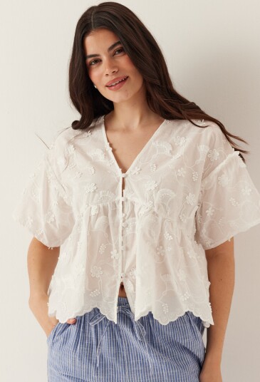 Object Collectors Item Objlora S/S RE V NECK TOP