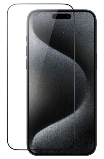 Dacota Platinum iPhone 16 Pro Tiger Glass 3D skjermbeskytter, svart