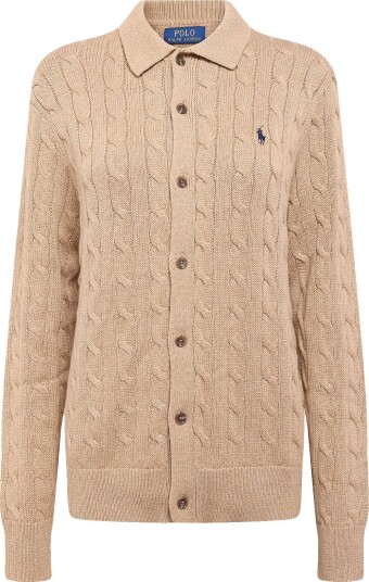 Polo Ralph Lauren 5/1 Roving Cotton Lsl Crd CAMEL MELANGE XXL