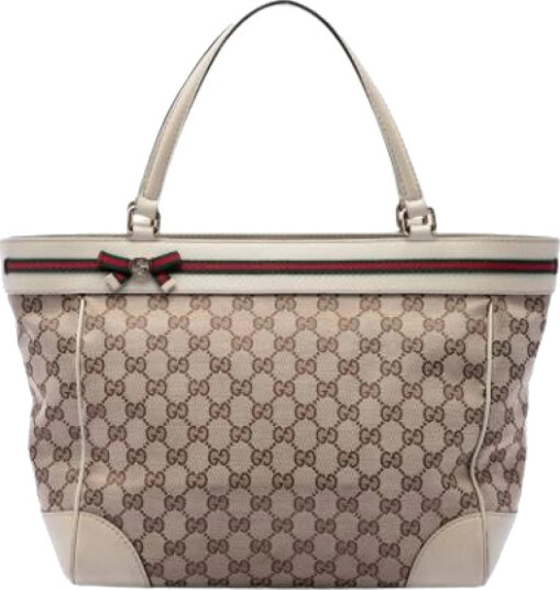 Gucci Vintage Dame Beige