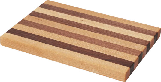 Ferm Living Stribe skjærefjøl bold 25x36 cm Walnut oak