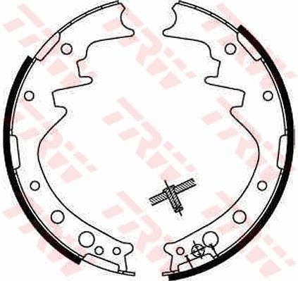 Bremsesko sett TRW GS8170 Bremsesko sett TRW GS8170