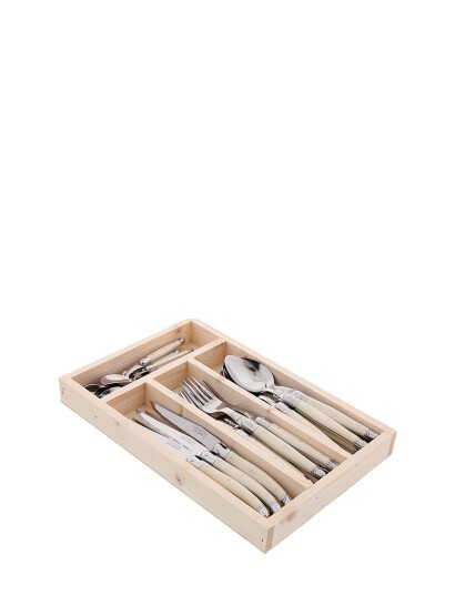 Jean Dubost Bestiksæt 24 Stk Laguiole Cream 