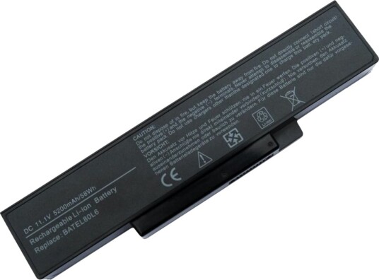 Coreparts Batteri Til Bærbar Pc Litiumion 6-Cellers 4400 Mah 49 Wh Svart MBXDE-BA0040