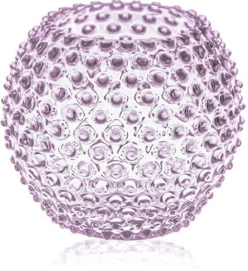 Anna Von Lipa Hobnail Globe Vase 18 cm Lilla Anna Von Lipa Hobnail Globe Vase 18 cm Lilla