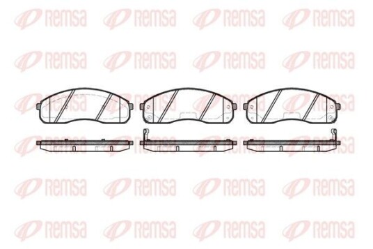 Bremseklosser REMSA 0821.02