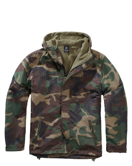 Brandit Windbreaker m. Glidelås Grønn Brun