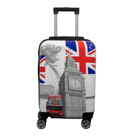 Borg Living Kabin koffert - Hardcase lettvekt koffert - Trolley med motiv - City of London Borg Living Kabin koffert - Hardcase lettvekt koffert - Trolley med motiv - City of London