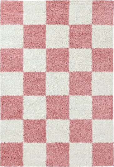 Ryetepper Gordes rosa/hvit Størrelse: 200 x 290 cm