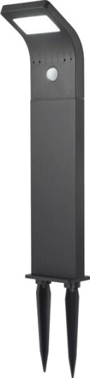 Sygonix Sy 4677494 Led Utendørs Standerlampe Med Bevegelsessensor Led Rgb 1,2 W Svart