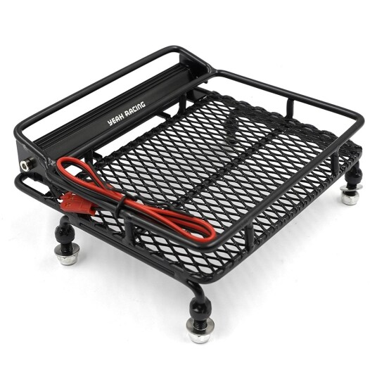 Yeah Racing Metal Mesh Luggage Tray w/White LED