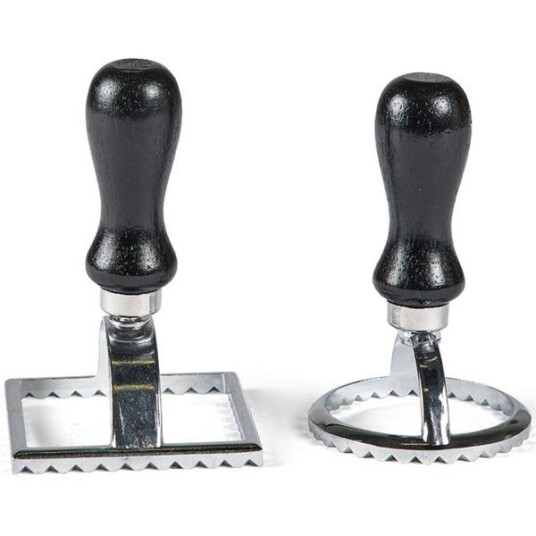 Holm - Raviolistempel svart/metall 2 stk
