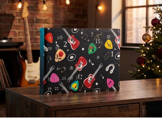 Julekalender med gitarplektere