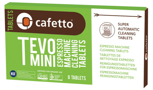 Cafetto Tevo Espresso Machine Cleaning Tablets - Blister Pack of 8 Tablets Cafetto Tevo Espresso Machine Cleaning Tablets - Blister Pack of 8 Tablets