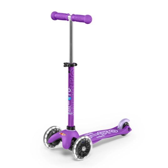 Micro Mini Deluxe LED Sparkesykkel Barn Magic Purple