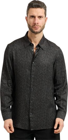 Armani Exchange Herre Skjorter Svart L,