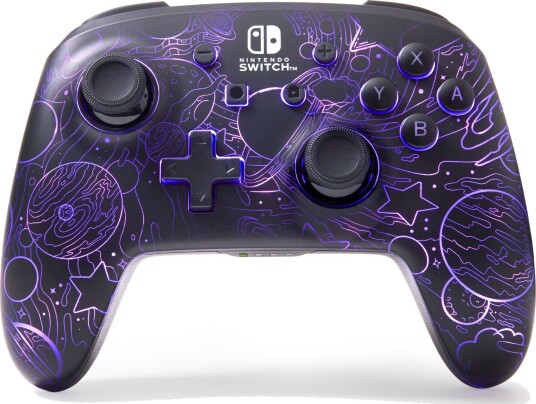 PowerA Enhanced Wireless Controller With Lumectra Galactic Vortex Nintendo Switch