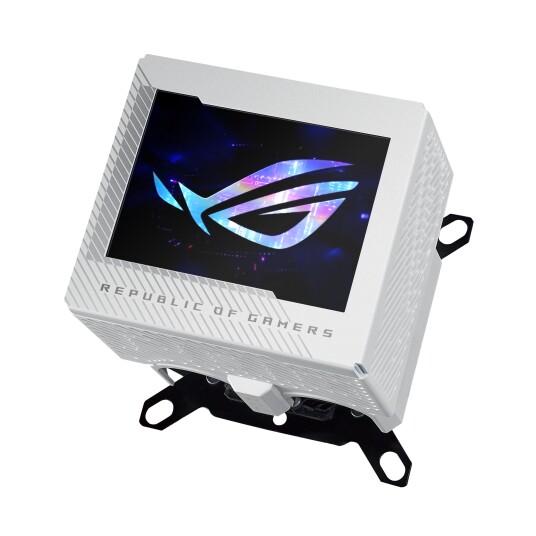 ASUS ROG Ryujin III Vannblokk Hvit med Kobberkaldplate ASUS ROG Ryujin III Vannblokk Hvit med Kobberkaldplate