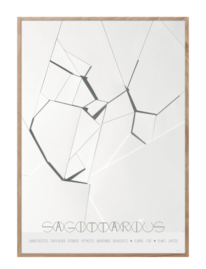 ChiCura Sagittarius - The Archer - Multi/patterned - 29.7X42CM