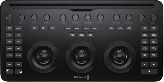 Blackmagic Resolve Micro Color Panel for Fargegradering Blackmagic Resolve Micro Color Panel for Fargegradering
