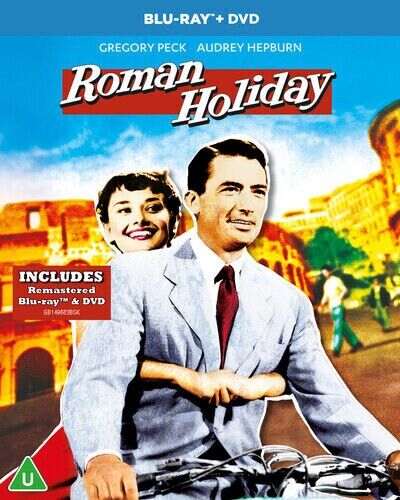 Roman Holiday Blu-ray 2020 Audrey Hepburn, Wyler DIR cert U 2 discs Brand New Roman Holiday Blu-ray 2020 Audrey Hepburn, Wyler DIR cert U 2 discs Brand New
