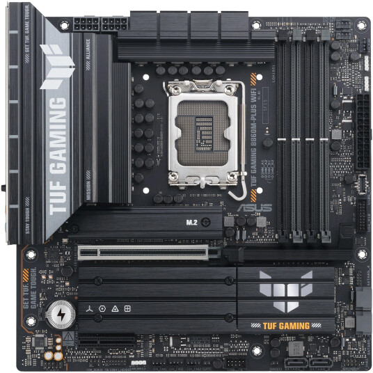 ASUS TUF Gaming B860M-Plus Hovedkort med Wi-Fi 7 og DDR5 støtte ASUS TUF Gaming B860M-Plus Hovedkort med Wi-Fi 7 og DDR5 støtte
