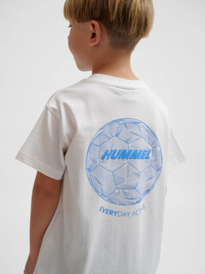 Hummel Hmlcasper T-Shirt S/S - White - 116 Hummel Hmlcasper T-Shirt S/S - White - 116